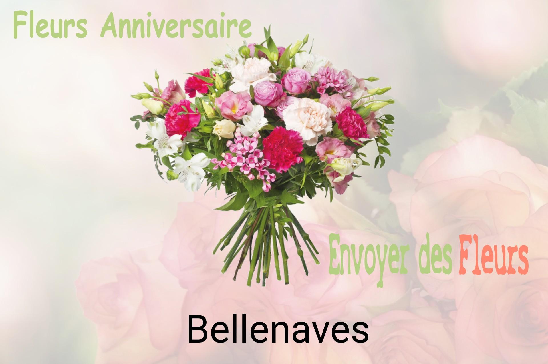 Bouquet de fleurs d’anniversaire livré à Bellenaves